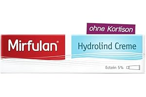 Mirfulan® Hydrolind Creme stabilisiert natürliche Hautbarriere & reduziert Entzündungsreaktionen I frühzeitig Neurodermitis-Schub lindern I Neurodermitis-Symptome lindern ohne Kortison, 50 ml