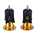 Produktbild VORCOOL Paare Lenkerstopfen Fahrradgriffe Stecker für Fahrrad Mountainbike Rennrad (Gold)