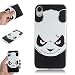 Produktbild Everainy iPhone XR Hülle Silikon Bumper Gummi Cover Hüllen für iPhone XR Handyhülle Prägen Stoßfest TPU Gel Stoßstange Schutzhülle (Panda)