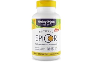 ‎HEALTHY ORIGINS Healthy Origins Natural EpiCor (fermentierte Hefe), 500mg, 150 vegane Kapseln, Laborgeprüft, Vegetarisch, Glutenfrei, Sojafrei, Ohne Gentechnik
