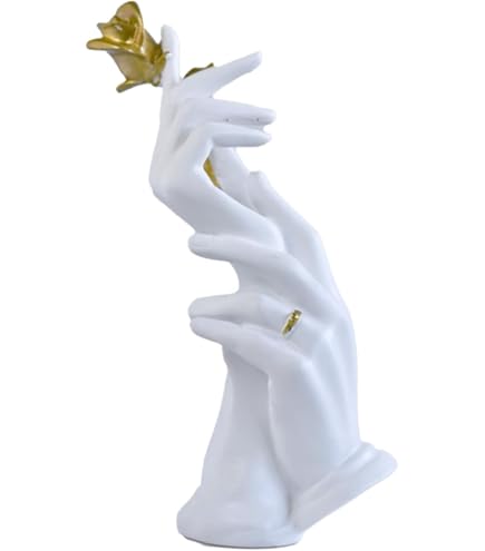 Scultura Rotonda Astratta In Resina Per Casa: Decorazione Da Tavolo Elegante Per Ingresso E Scaffali (blu)