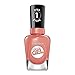 Sally Hansen Miracle Gel Nail Polish, Green and Orange Shades, 380 Malibu Peach, a Salmon Orange, 14.7 ml