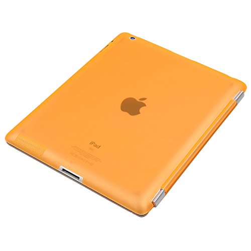 Besmall Neu Ultra Slim Edles iPad 2 3 4 Hülle – Smart Cover Leder Case Schutz Hülle Tasche + Back Case – inkl. Displayschutzfolie Reinigungstuch Stift mit Multi Ständer Auto Sleep Wake (iPad 2/3/4, Farbe:Weiß) - 4