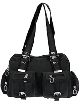 Christian Wippermann Damenhandtasche Schultertasche aus Canvas