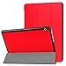 Produktbild XITODA Huawei MediaPad T3 10.0 Hülle,Ultra Slim PU Leder Etui Tasche mit Stand Funktion Hülle für HUAWEI MediaPad T3 10 LTE/Wifi 2017 Tablet Case Cover Schutzhülle(rot)