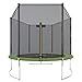 Produktbild Trampolin.one by Ultrasport Outdoor Trampolin Starter, Kindertrampolin, Gartentrampolin Komplettset inklusive Sprungmatte, Sicherheitsnetz und Randabdeckung, grün, 244 cm