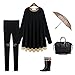 MLG162 2015 The New Loose Autumn Women Fashion bottoming shirt (S, BLACK)