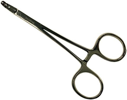 Sandbros Body Piercing Tools Forceps Clamps Tongue Belly Septum Nose Lip Ear.UK Stock！100% Satisfaction！Free Fast Shipping (Dermal Anchor Kelly Grip Forceps with 3 holes 1.6m)