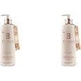 Boutique Amber, Musk & Vanilla Hand & Body Lotion 500ml - Essential Oils - Vegan - Made In England (Pack of 2)