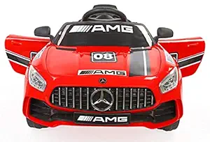 Flying Wheel FT-998 Kids Ride on Car with 12V Battery, Music and Swing Option, Parental Remote - Red | Pack of 1