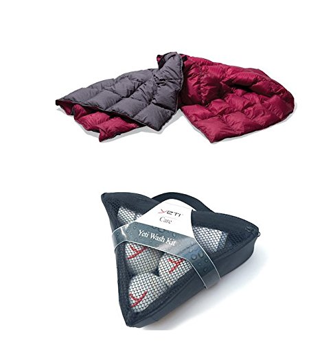 Preisvergleich Produktbild Yeti Duvet Packable Down Blanket Ash coal / Garnet Red