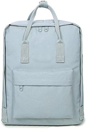 Fashion Backpack Multifunction Casual Rucksack Oxford Cloth Waterproof School Bags for Men and Women , light blue
