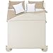 Produktbild Amazinggirl Tagesdecke Schlafzimmer 220x240 Doppelbett gesteppt queensize Wohndecke zweiseitig Bettüberwurf Sofaüberwurf (Diamante Beige-Ecru 220x240)