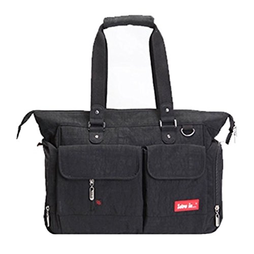 Skinly Men's Diaper Bag with Changing Pad Black Size M