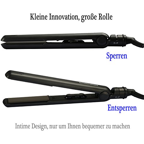 DARKIRON 001S Haarglätter mit erweitertem Titanium Styling Eisen - 4