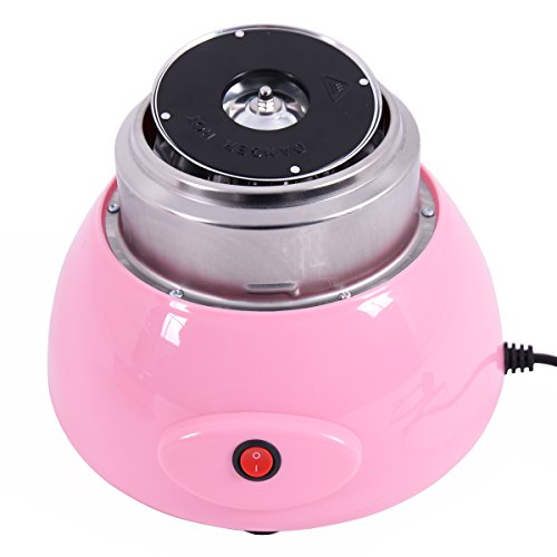 Zuckerwattemaschine Zuckerwattegerät für Zuhause Zuckerwatte Maschine 500W 3 Farben (Rosa) - 6