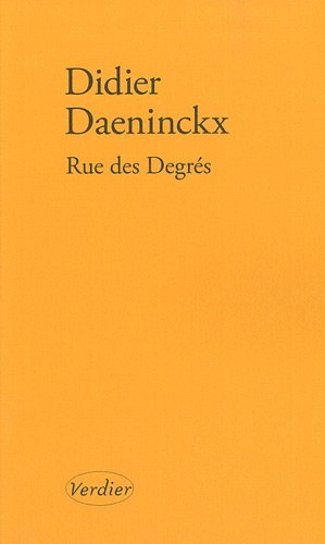couverture de : Rue des Degr&eacute;s