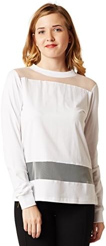 Women's White Sheer Top