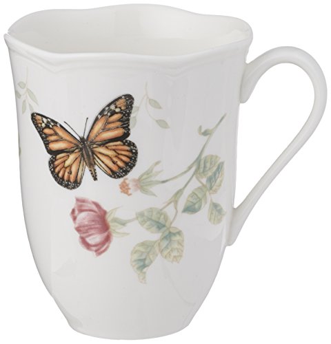 Lenox6083505 Butterfly Meadow Monarch Mug, Porcelain, Multicolor