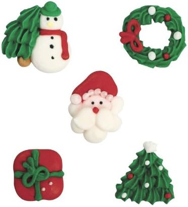 CULPITT Assorted Christmas cake cupcake toppers