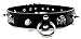 Produktbild Hals-band 4340 Leder Halsband Killer Nieten Funky Skull mit Ring