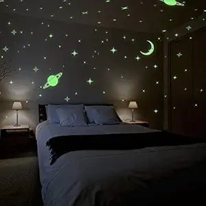 Glowing Star Glow in The Dark Stickers Radium Wall Stickers