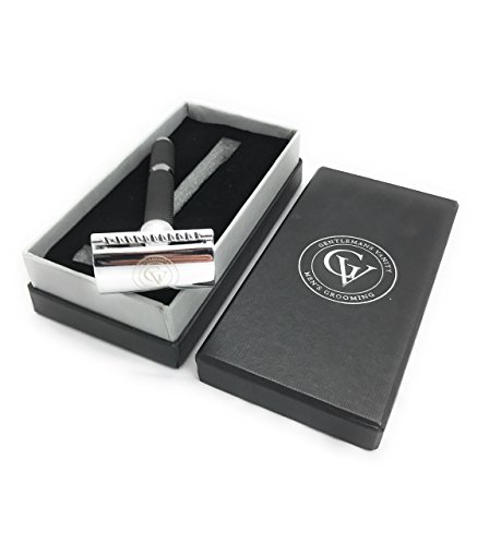 Luxury Double Edge Safety Razor - Includes 10 Wilkinson razors (2 packs of 5) - Image 3