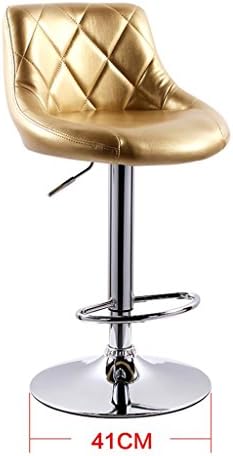 High Stool Modern Kitchen Stools With Metal Legs Bar Stools PU Seat Breakfast Bar,360 Degrees Swivel Can Lift Up And Down, Height 83-103cm , 14