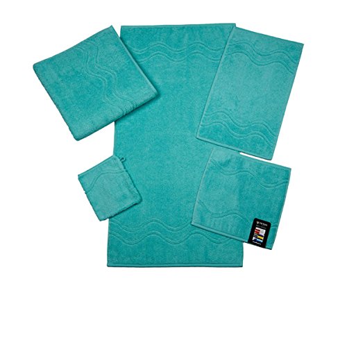 Preisvergleich Produktbild Cashmere, Frottier-Seiftuch-30x30 cm, Uni, Lagune