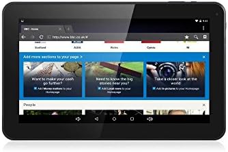 ibowin® 9 Inch 1024x600 Resolution 1G RAM 8G ROM Allwinner A33 Quad Core Android PC tablet Computor WIFI Bluetooth Google Play Store UK 3PIN Plug (Black)