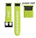 Produktbild Altsommer 5 Farben Armband 22mm für Garmin Fenix 5 GPS-Uhr Weiches Einfarbig Silikon Sportarmband Uhrenarmband Erstatzband Uhrenarmband Erstatzband für Damen Herren Frauen Weiß (Grün)