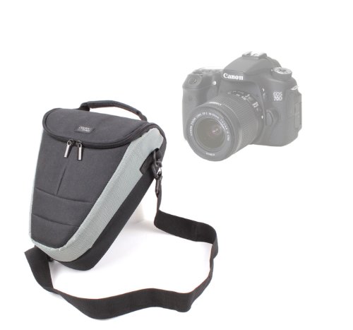 Sacoche de transport large rembourr  e avec sangle r  glable pour Canon EOS 1100D  600D  300D  350D et 400D  EOS 70D  100D  700D et 6D appareils photo num  riques   Reflex