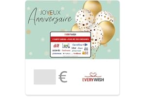 Everywish Carte cadeau 250+ enseignes - pour la France - par e-mail
