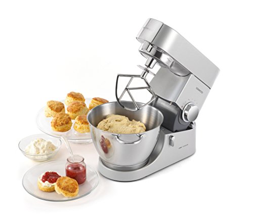 Kenwood Chef Titanium KMC050 Küchenmaschine, 1.400 W, 4,6 l Füllmenge, 4-teiliges Patisserie-Set, 1,6 l ThermoResist Glas-Mixaufsatz - 8