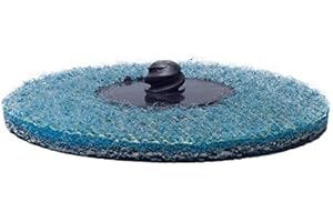 Empora Schleifvlies Reinigungsscheibe - Schleifscheibe - Schleifvlies - Polierschreibe - Polieraufsatz - Polierbürste - Polierteller Ø50mm-Ø76mm Grob-Medium-Fine (5, 50 mm FEIN (blau))