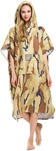 guangzhouyucui Camouflage Changing Robe Bath Towel Outdoor Adult Hooded Beach Towel Poncho Bathrobe Towels Women Man Bathrobe Lst