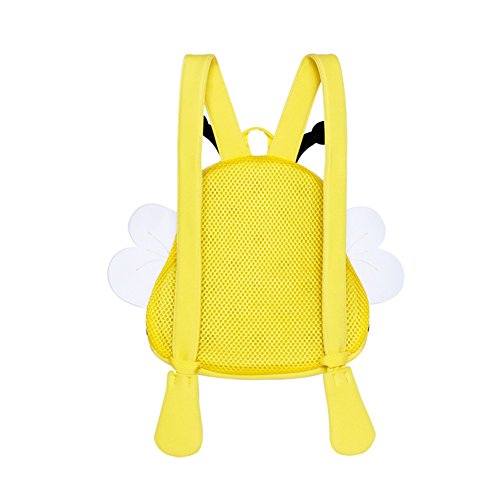BINGONE Kids Cartoon Backpack Nursery Pre-school Travel Outdoor Yellow Bee 1~3 Years Old Boys and Girls