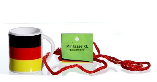 Preisvergleich Produktbild Cepewa - Minitasse XL "Deutschland" zum Umhängen
