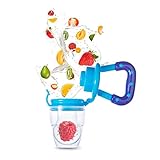 ✅ MATERIAL DE CALIDAD SEGURA Y PREMIUM - Nuestro chupete alimentador fue hecho de silicona de grado alimenticio duradero libre de BPA, libre de látex, libre de plomo y libre de ftalatos de petróleo. Es el único comedero de Baby fruit que no tiene marca, incluso después de masticarlo una y otra vez.