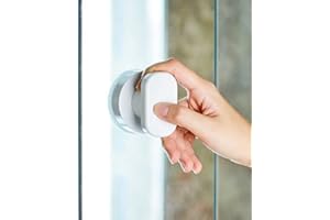 PINICECORE Tirador de puerta con ventosa para armario de cocina, cajones de cristal, con ventosa, tirador de tracción y herrajes para muebles.