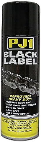 PJ1 1-06A Black Label Heavy Duty Chain Lube (Aerosol), 5 oz