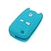 Produktbild fassport Silikon Cover Haut Jacke Fit für Opel Vauxhall Saturn 3 Button Flip Schlüssel cv7620 Fernbedienung