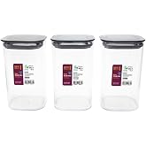 OMAK DecoBella 3-pack 1.1 Lt. Square Supply Container Set