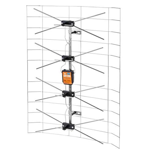 Lechpol ANT0040 - Antena de televisión para Exterior (Banda Ancha, UHF/VHF)