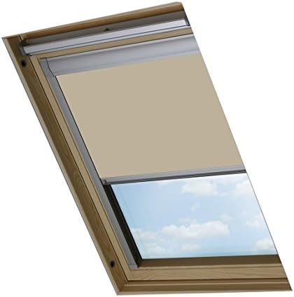 Bloc Skylight Blind for Velux Roof Windows Blockout, Cream, S06