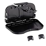 Hochwertige Kfz-Tisch für Autorücksitz der Marke INION geeignet für alle Flaschen, Becher. Dosen, Tassen sogar für Pommes & Burger.