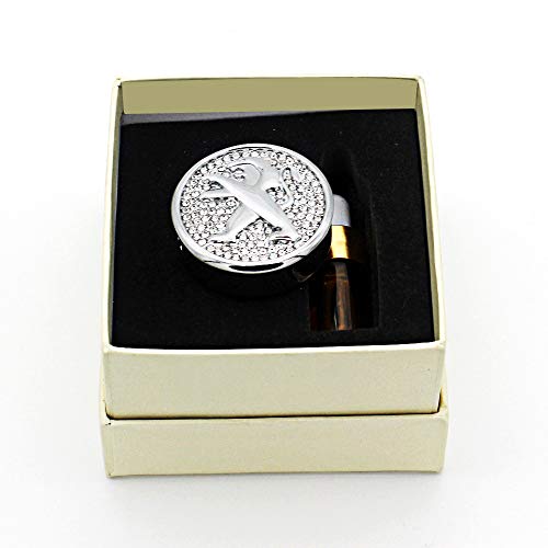 VILLSION Coche Ambientador de Aire Difusor de Aromaterapia para Coche Perfume Fragancia con Clip Incluir Caja de Regalo