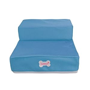 Freahap Escareles para Mascotas, Escareles para Perros de 2 Pasos Escalera para Perro y Gato con Funda Extraíble y Lavable Alta Resiliencia Desmontable #3