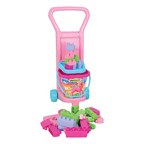 Preisvergleich Produktbild Wader 10773 - Caddy mit Bausteinen für Mädchen