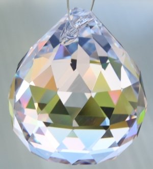 Rieser® premium-kristall Kugel Set 2x 30mm + 1x 40mm in Geschenkbox – Kristall Glas klar 30%PbO – Feng Shui – Regenbogenkristall – Sonnenkristall - 6